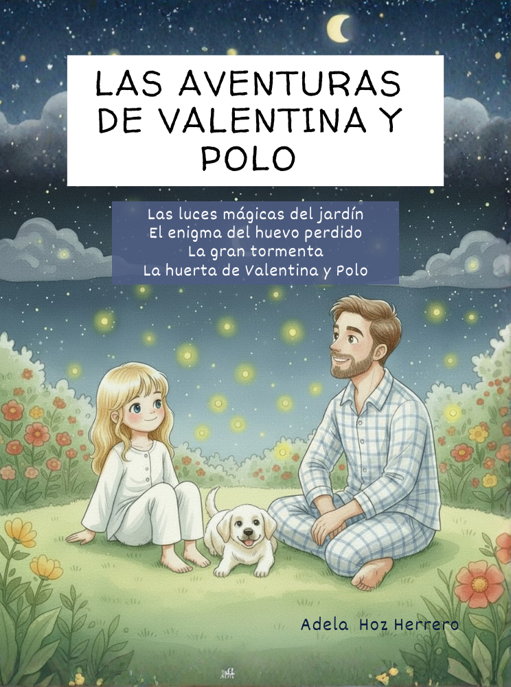 Ilustración del cuento infantil Las aventuras de Valentina y Polo para acompañar a los más pequeños y transformar las pequeñas cosas del día a día en momento llenos de magia.
