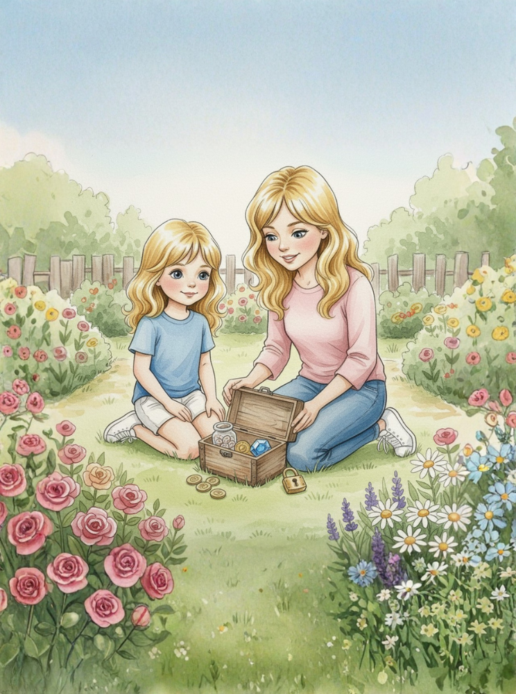 Ilustración del cuento infantil Las aventuras de Valentina y Polo para acompañar a los más pequeños y reforzar la conexión con el espacio que les rodea, ayudándoles a sentirlo como un lugar seguro y cercano.