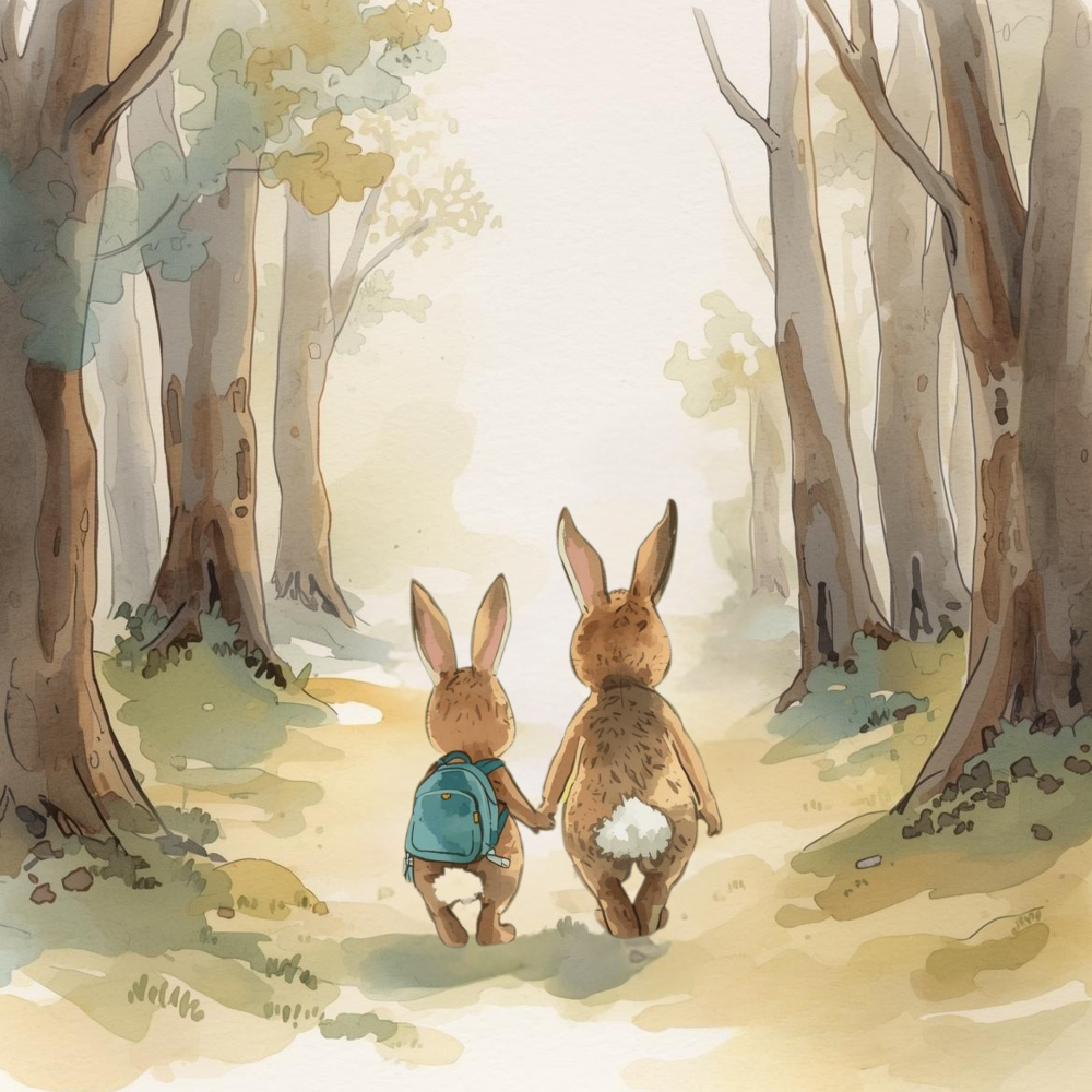 Ilustración del cuento infantil Lucas y su Mochila Valiente que ayuda a la gestión emocional y enseña que los recuerdos, los afectos y las rutinas pueden dar seguridad.